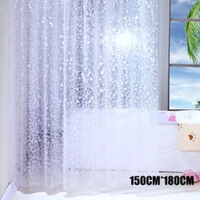 Semi-Transparent Waterproof Shower Curtain Cobblestone Pattern Shower Curtains for Bathroom TT-best Semi-Transparent Waterproof Shower Curtain Cobblestone Pattern Shower Curtains for Bathroom TT-best