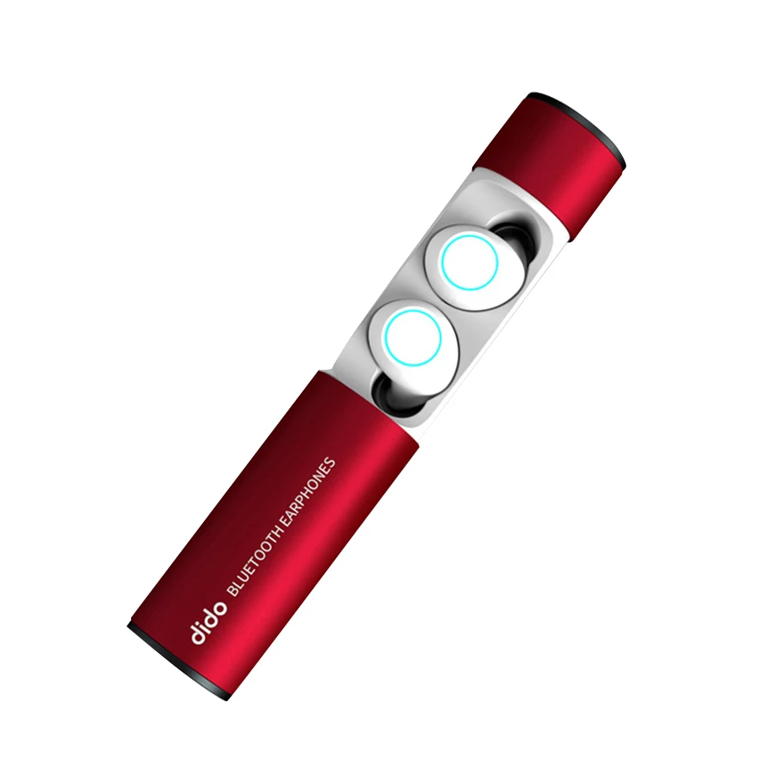 Red Dido Bluetooth наушники спортивные беспроводные наушники стерео наушники с шумоподавлением Ipx7 водонепроницаемые с микрофоном для мобильного телефона Ph - Цвет: Red