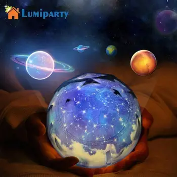 

USB Starry Sky Night Light Planet Magic Projector Earth Universe LED Lamp Colorful Rotate Flashing Star Kids Baby Christmas Gift