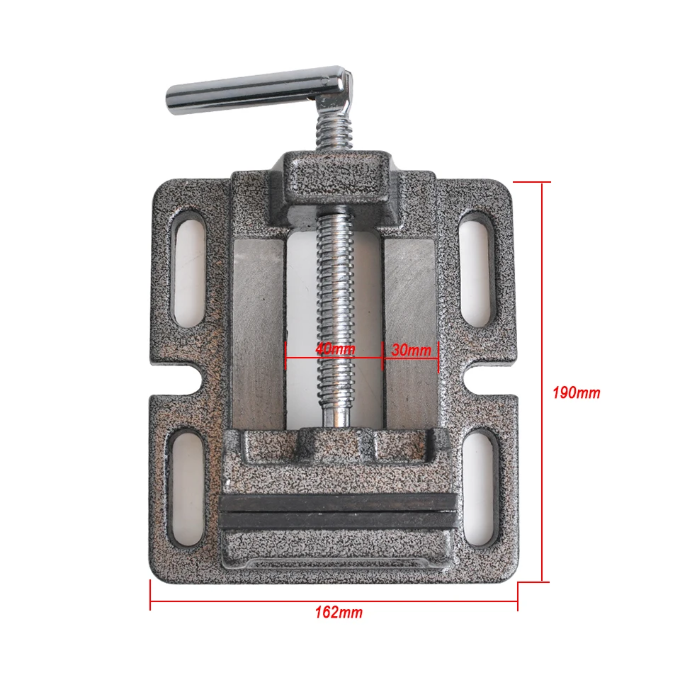 Тиски зажим 4 дюймов скамейка тиски сверлильный пресс Мини сверлильный пресс сверхмощный Настольный зажим тиски для сверлильного станка