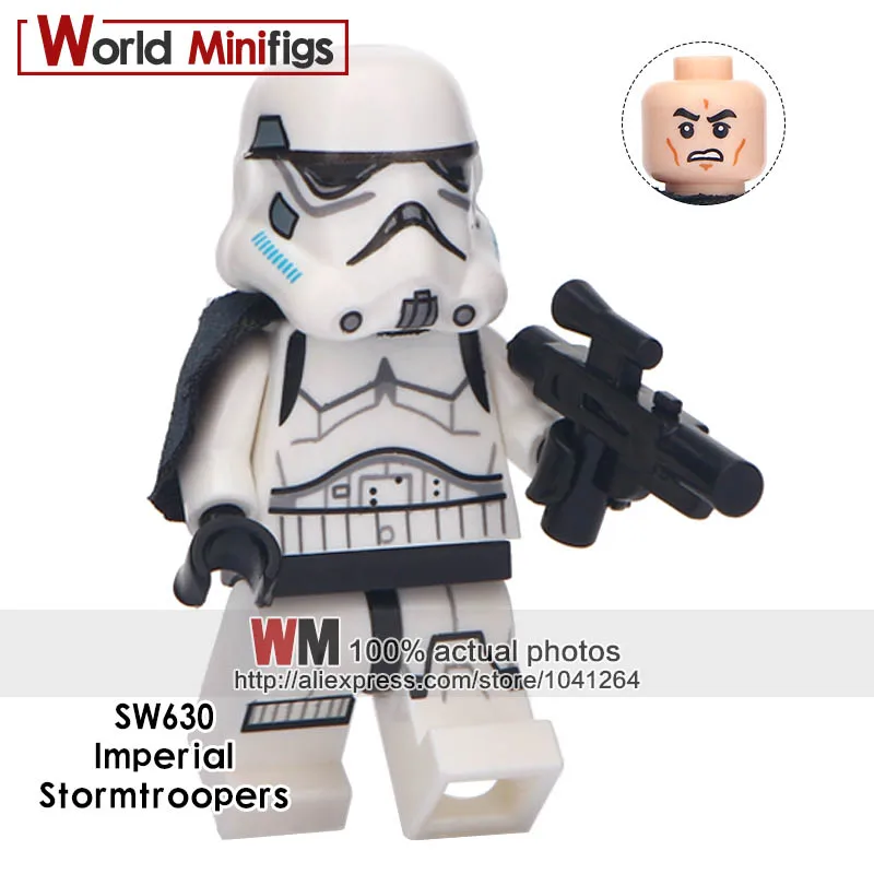 

Single Sale Custom Sergeant George Lucas Han Solo Sith Trooper Yoda Maz Kannata Snoke Action Building Blocks