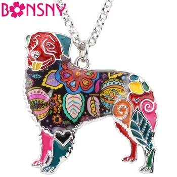 Bonsny Enamel Statement Maxi Australian Shepherd Dog Necklace Choker Pendant Chain Collar 2017 New Jewelry For Women Girl Bijoux
Bonsny Enamel Statement Maxi Australian Shepherd Dog Necklace Choker Pendant Chain Collar 2017 New Jewelry For Women Girl Bijoux