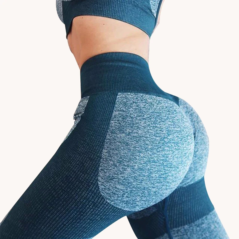 

SALSPOR New Women Yoga Pants Energy Seamless Leggings High Waist Push Up Slim Fit Sport Leggings Gym Running Fitness Pants Femme