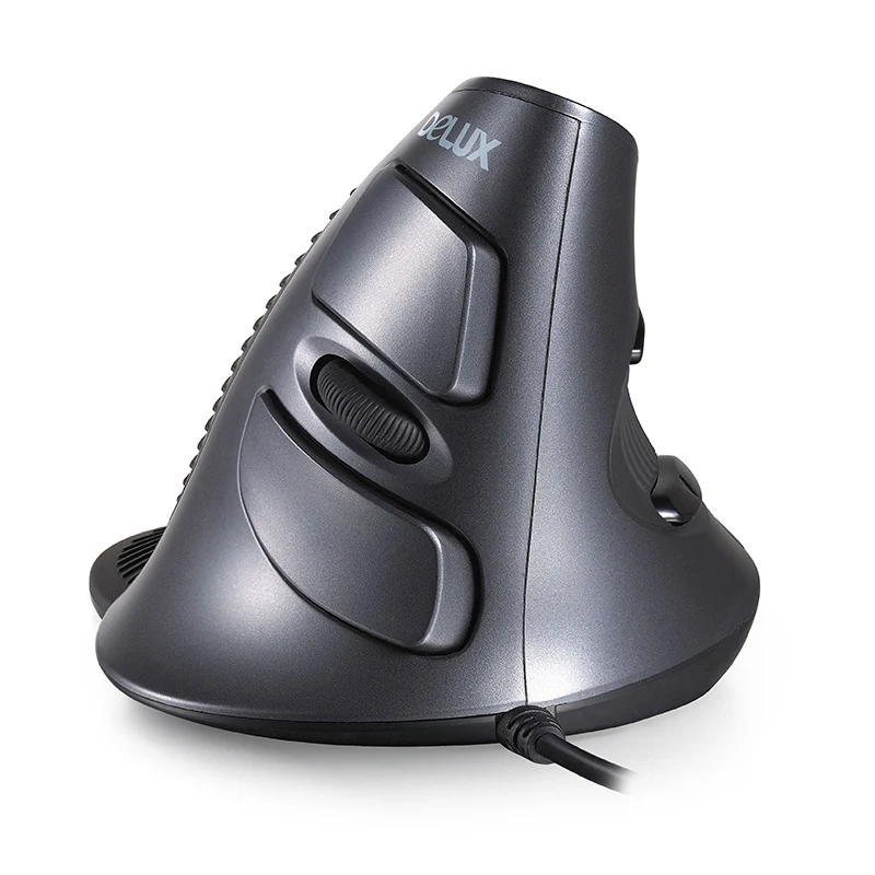 Мышь Вертикальная Беспроводная Delux M618 USB 1600 DPI|original delux m618|vertical mousewired mouse |