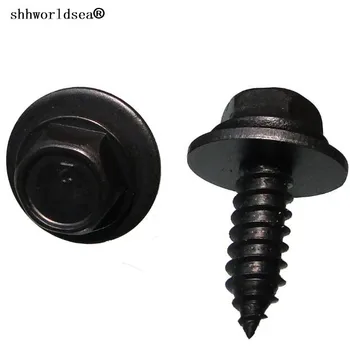

shhworldsea auto metal fastener zinc black hexagon tapping screw