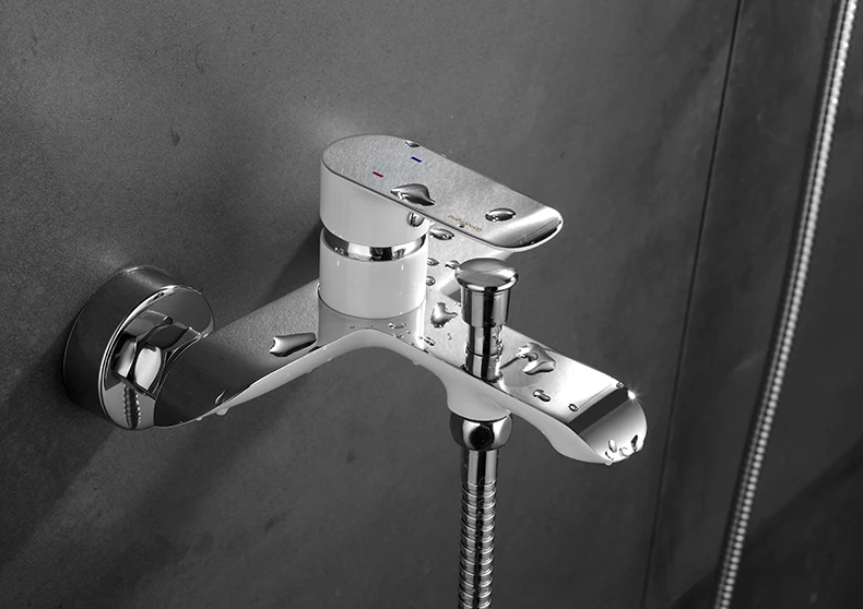Смеситель для душа с ручной душем душ ванна кран смеситель Ванная комната кран 2 функции смеситель