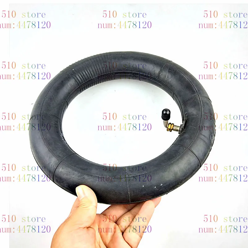 Внутренняя трубка 10x2 10X2,50 10x2,5 трубка Innertube с изогнутым клапаном для детских колясок, скутер 10 дюймов