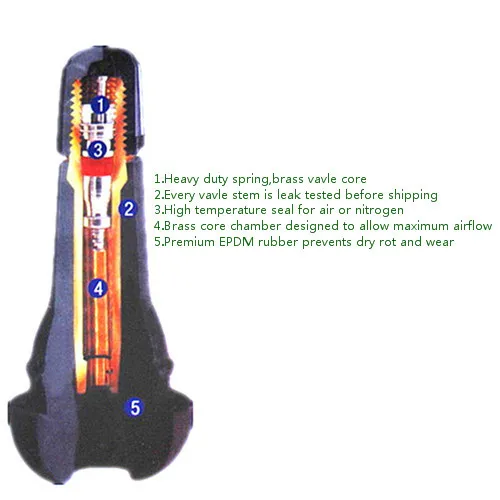 5 шт. TR414C колеса бескамерные оснастки резиновые шины vavle стебли в хромированный сплав рукав и крышка