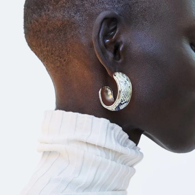 

JUJIA Trendy Fashion za Statement Earrings Animal Point Vintage Stud Earring For Women Wedding Jewelry