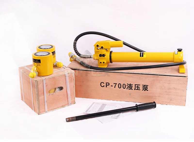 50T travels 18mm) hydraulic jack+CP700 manual hydraulic pump