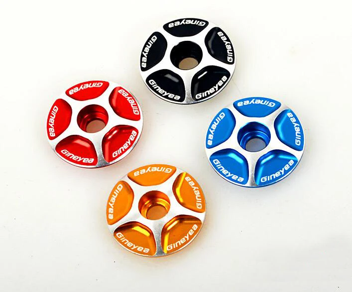 GINEYEA colorful MTB BMX Fixed gear/folding bike stem top cap lid