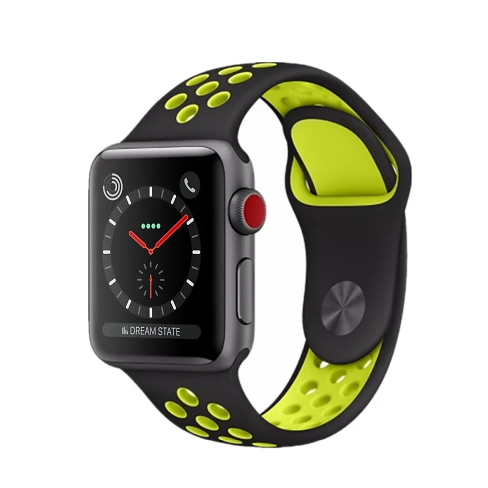 Strap For Apple Watch band 4 44mm 40mm iwatch band 3 42mm 38mm pulseira correa Sport silicone bracelet watch Accessories Strap For Apple Watch band 4 44mm 40mm iwatch band 3 42mm 38mm pulseira correa Sport silicone bracelet watch Accessories