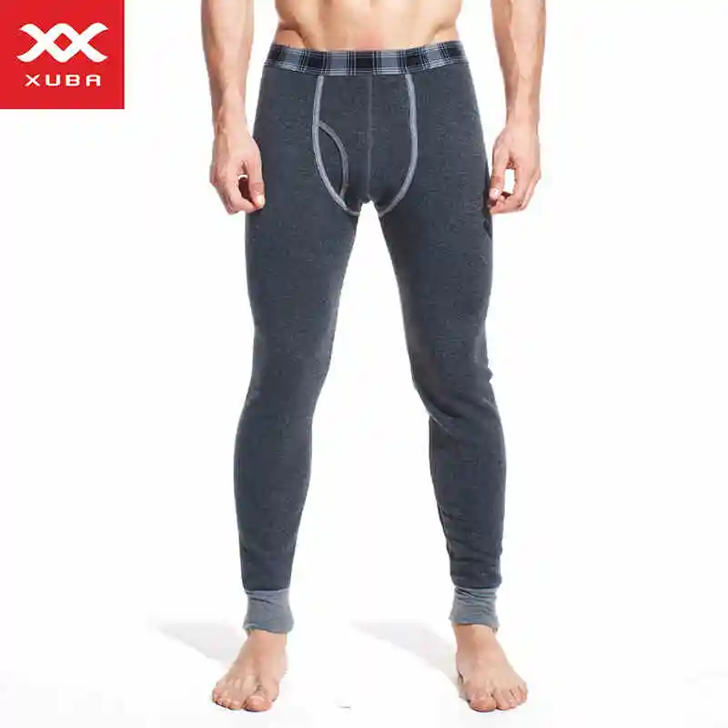 Winter Plus Velvet Leggins Men Brand XUBA Long Johns Thick Mens Thermal