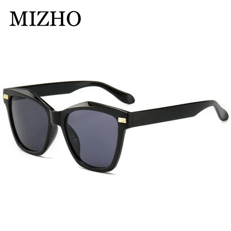 MIZHO Fashion Square Style Gradient Star Sunglasses Women Retro Brand Design Yellow Cateye Sun Glasses Ladies Oculos De Sol 