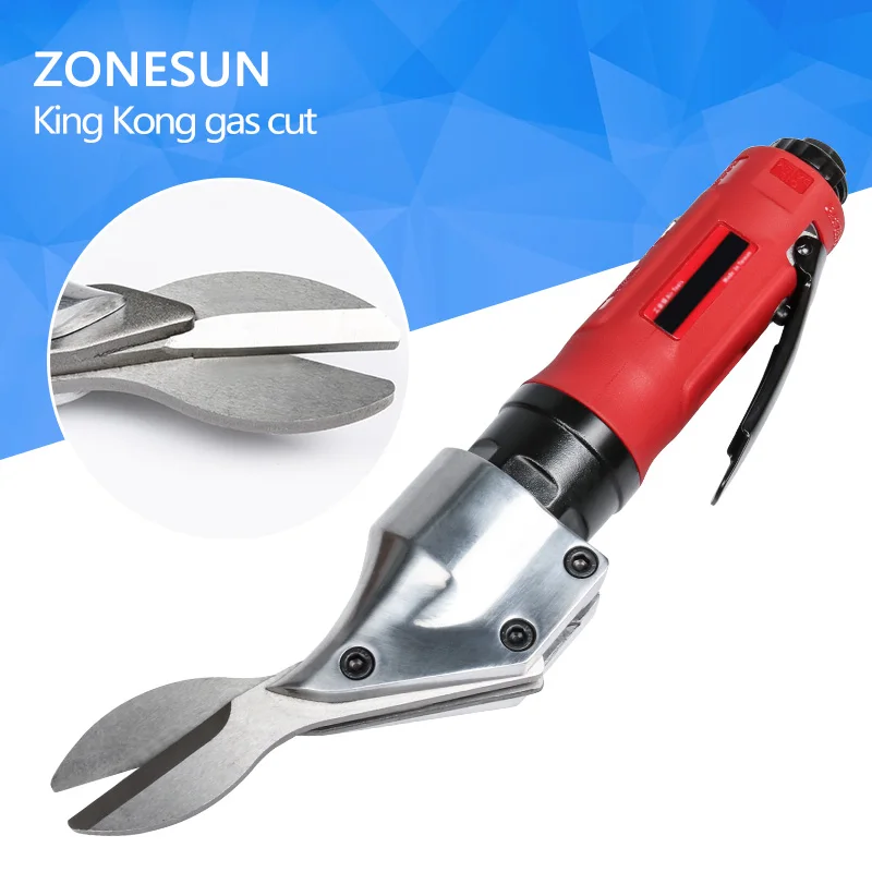 ZONESUN pneumatic scissors gas iron wire mesh cutting tool iron sheet