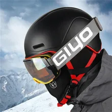 Светильник, лыжный шлем, цельный, формованный, шлем для сноуборда, велоспорта, катания на лыжах, снега, мужчин, женщин, детей