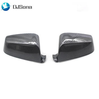 

2PCS Carbon Fiber Pattern 51167187432 51167187431 Look Side Mirror Covers Wing Mirror Caps for BMW 5/6/7 Series E60 F10 F01