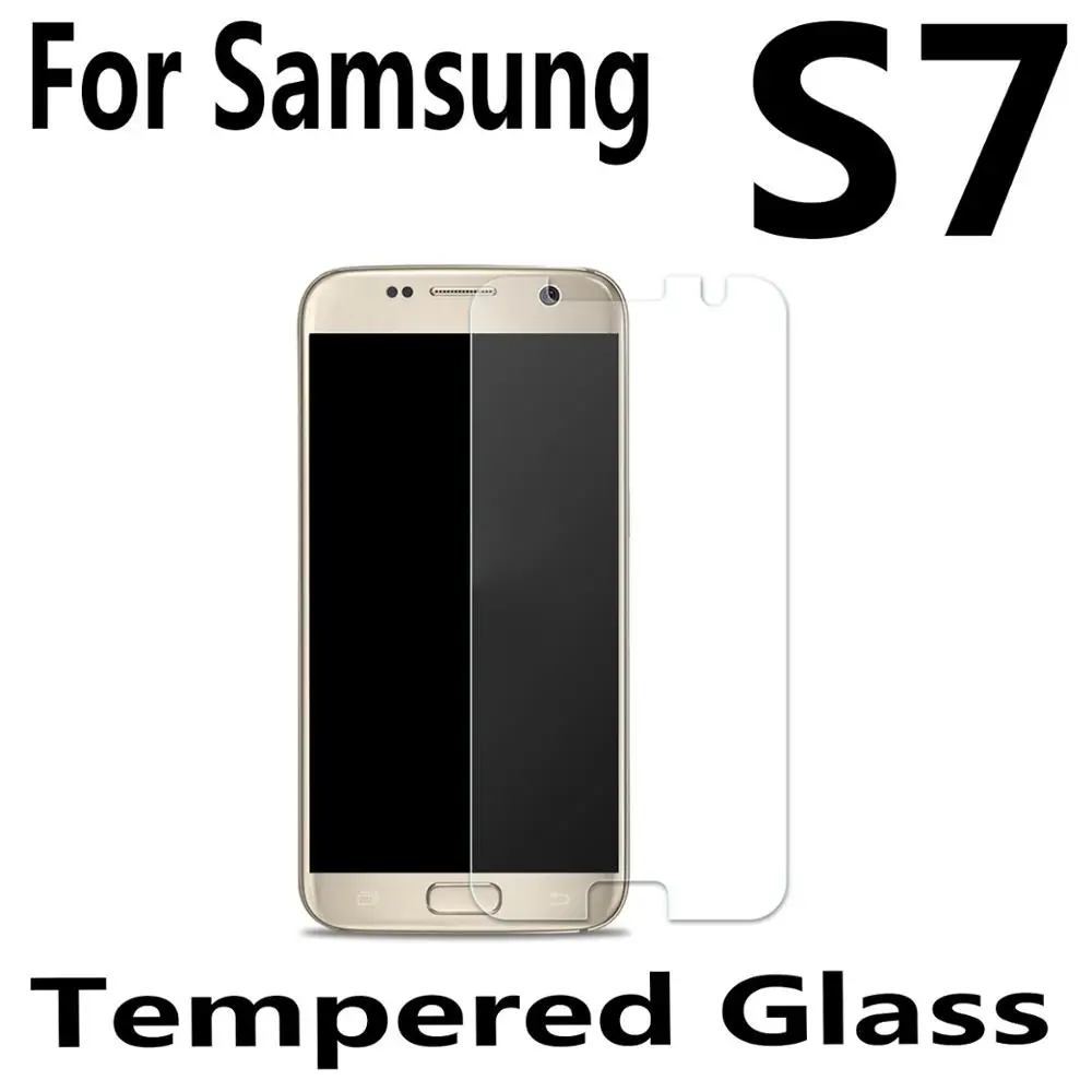 9H 2.5D Закаленное стекло для samsung Note 2 3 4 5 пленка Взрывозащищенная Защита экрана для samsung Galaxy S2 S3 S4 S5 S6 S7 пленка - Цвет: For Samsung S7