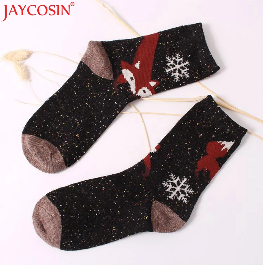 JAYCOSIN носки смешные Для женщин s с животным принтом Повседневное Рождество