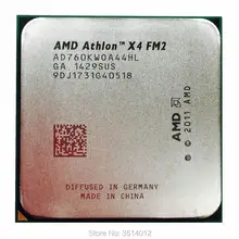 Processador amd athlon x4, processador quad-core com 760 k, 760 k e 3.8g, soquete fm2
