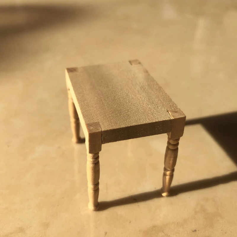 

G05-X5026 children baby gift Toy 1:12 Dollhouse mini Furniture Miniature rement DIY wooden color Flower shelf chair 1pcs