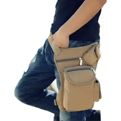 Высокое качество для мужчин сумка водостойкие Оксфорд тенденция езды ног сумка падение Фанни поясная хип езда мессенджер сумк