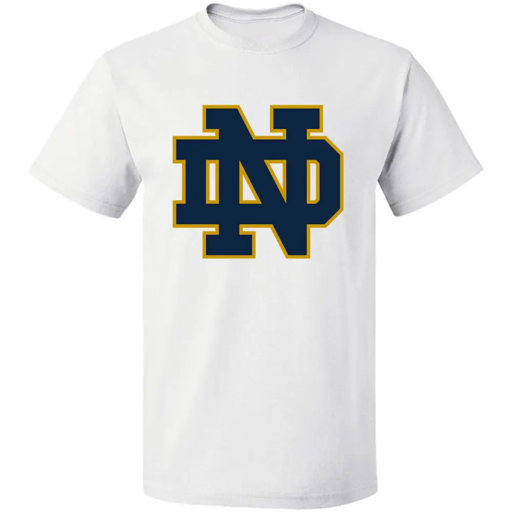 

NOTRE DAME FIGHTING IRISH Retrno Vintage T-shirt Size S-3X Free Shipping Male Best Selling T Shirt Solid Color