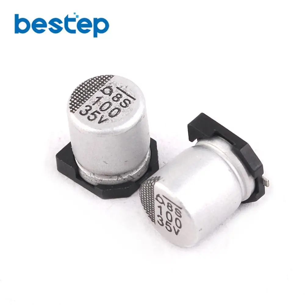 

50PCS 35V 100UF SMD Chip Electrolytic Capacitor 6.3*7.7