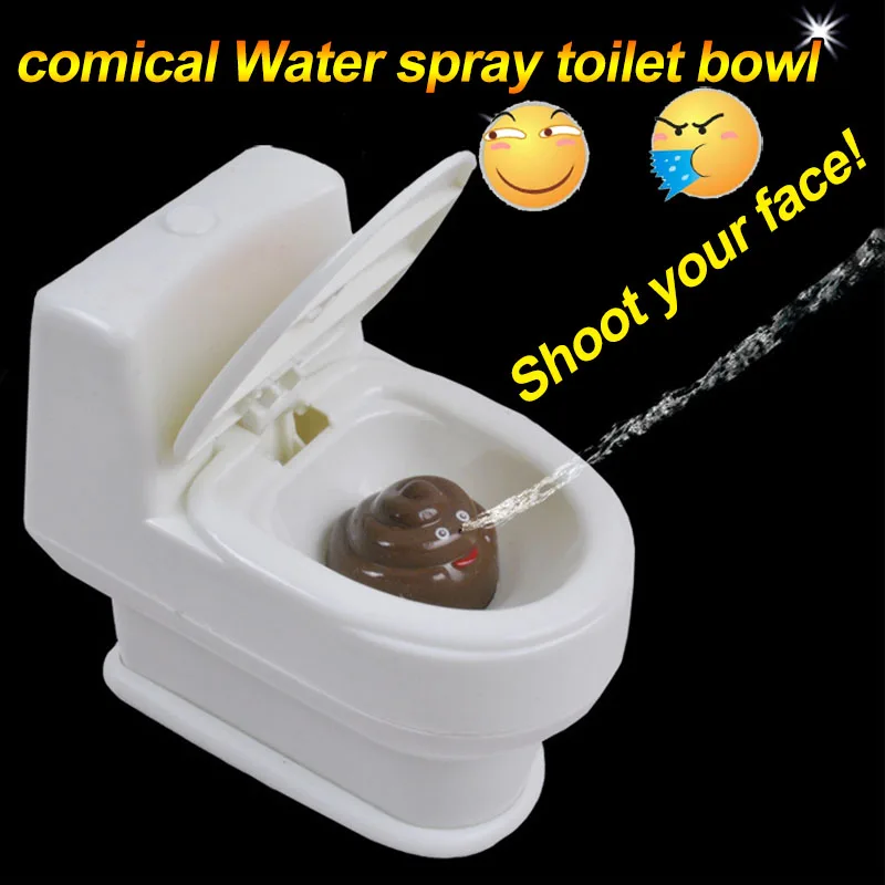 

Halloween toys creative gifts whole water spray toilet Kuso around friends