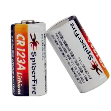 Комплект из 2 предметов, 3V CR123A CR 123A ячейка литиевой батареи 1300 мА/ч, CR123 CR17335 CR17345 16340 LiMnO2 сухая Первичная батарея для камеры