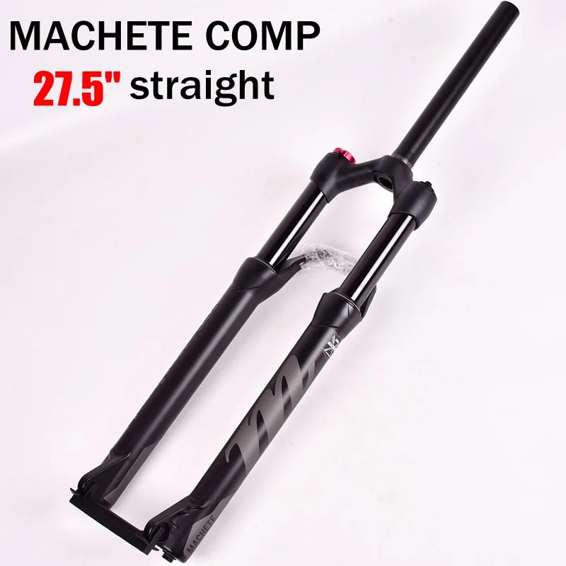 Велосипедная вилка Manitou Machete COMP, велосипедная подвеска, горный велосипед MTB, воздушная вилка 27,5 дюймов, 29er, ручной пульт дистанционного управления, 100*9 мм - Цвет: 27.5 Manual Straight