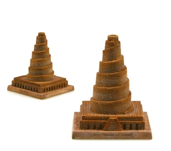 

Hot Sale Iraq Tower Of Babel Creative Resin Crafts World Famous Landmark Model Tourism Souvenir Gifts Collection Home Decor