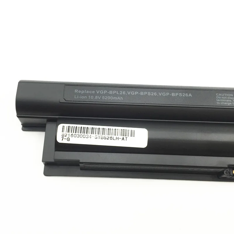 Аккумулятор на 9 элементов 7800 мАч для sony vaio bps26 VGP BPL26 BPS26 BPS26A SVE141 SVE14A SVE15 VPC CA 17 CB EG