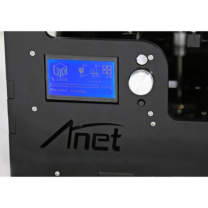 Высокая скорость Anet A3 3d принтер Prusa i3 Reprap DIY комплект высокая точность 12864 ЖК экран