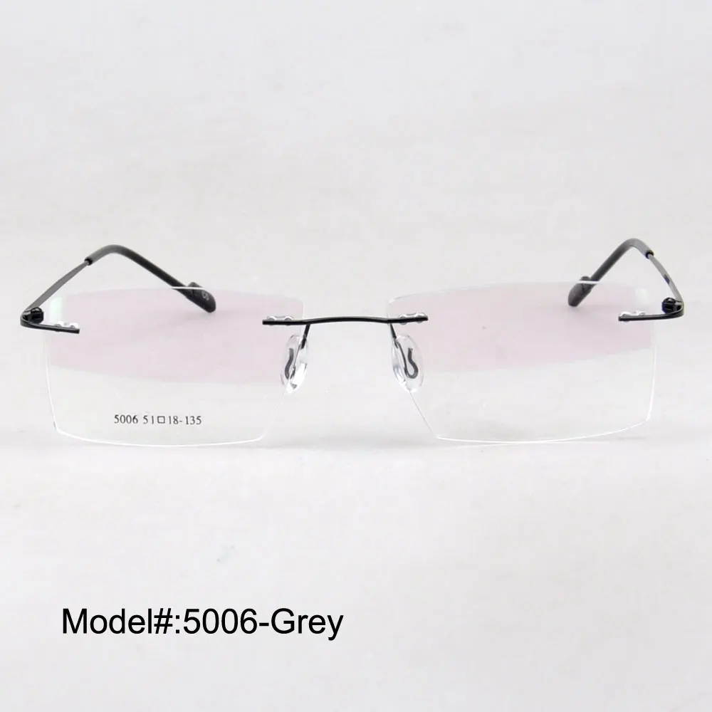 Magic Jing 5006 50 шт./лот без оправы с эффектом памяти титановые шарнирные Рецептурные очки близорукость очки RX