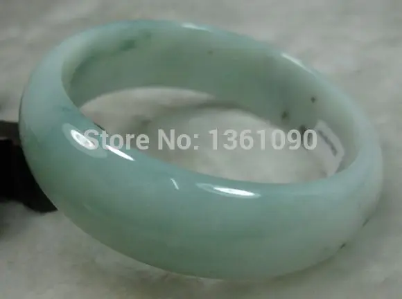 Wyanshun 00675 натуральный класс &quotA&quot красивый зеленый k браслет 59 мм (A0429)|bangle bracelet|natural