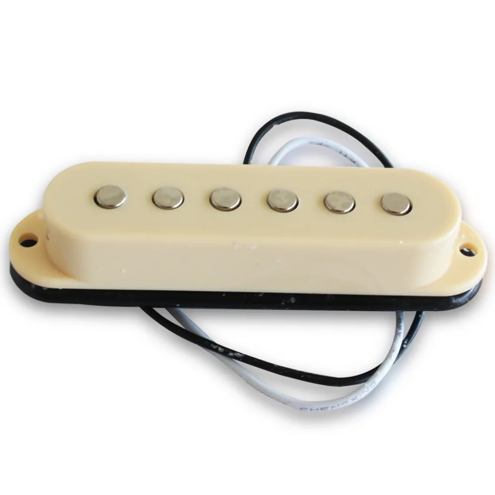 

1pc cream Single Coil Electric Guitar Pickup 52mm