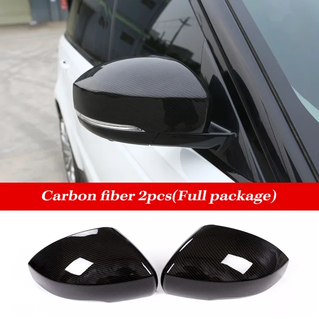 2Pcs Car Extetior Side Rearview Rear View Mirror Cover Trim for Land