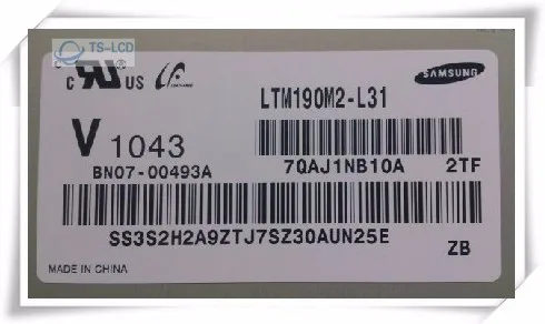 100% тестирование LTM190M2-L31 LTM190M2 L31 оригинальный класс A + 19,0 "дюймовый TFT ЖК-панель один год гарантии