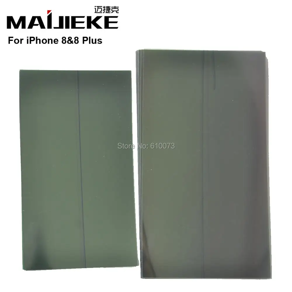 

50PCS MAIJIEKE AAA LCD Screen Filter Polarizing Film For iPhone 8&8 plus Polarizer Polarized Diffuser Film Sheets Filter
