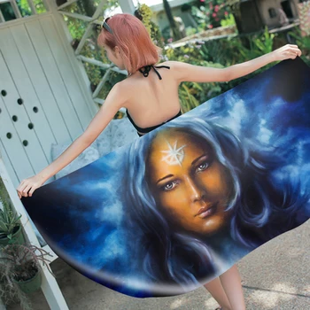 

3D Printed Cartoon character Microfiber rectangle Beach Towel for Adults Child Summer Toalla Yoga Mat T414
