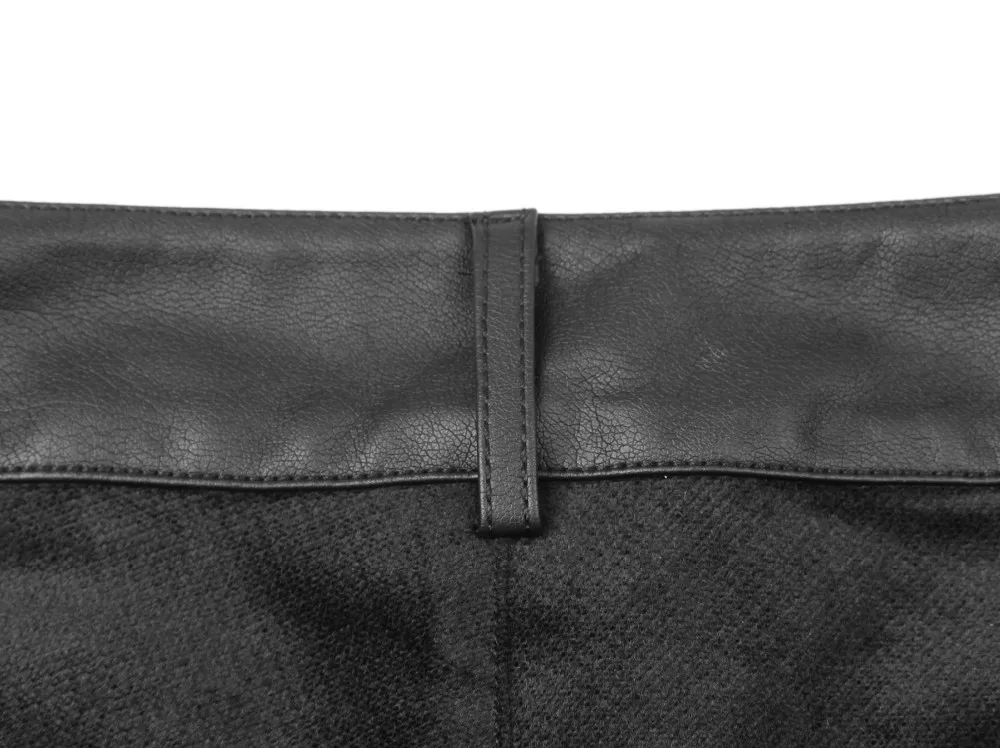 Панк RAVE Woemn панк стиль черный печать женские обтягивающие брюки весна Outumer винтажные Цветочные узкие брюки