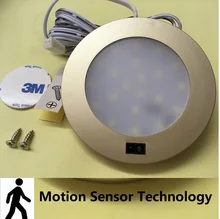 3 w LED Under Cabinet Imbottiture Lampade A Soffitto Con Sensore di Movimento Interruttore Della Luce Bianco Puro Barca/CAMPER Caravan Auto accessori Per il campeggio