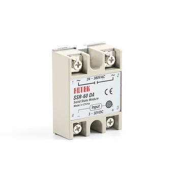 

Solid State Relay SSR-60DA 60A 3-32VDC 24-380VAC SSR