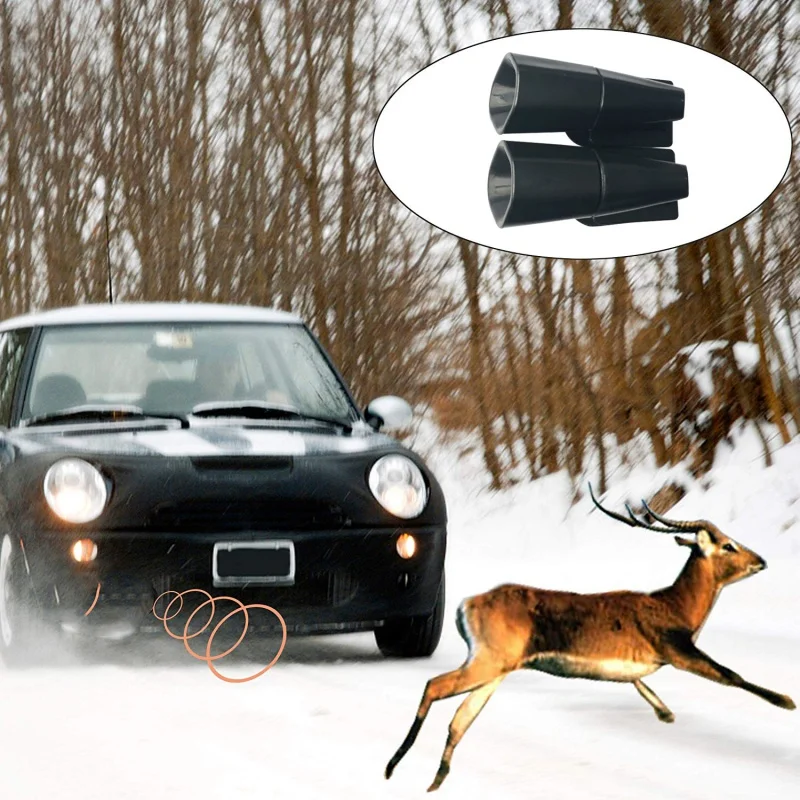 

2019 Upgrade Automotive Black Animal Deer Warning Alarm For fixed Gear Bicycle Car Forest Driving