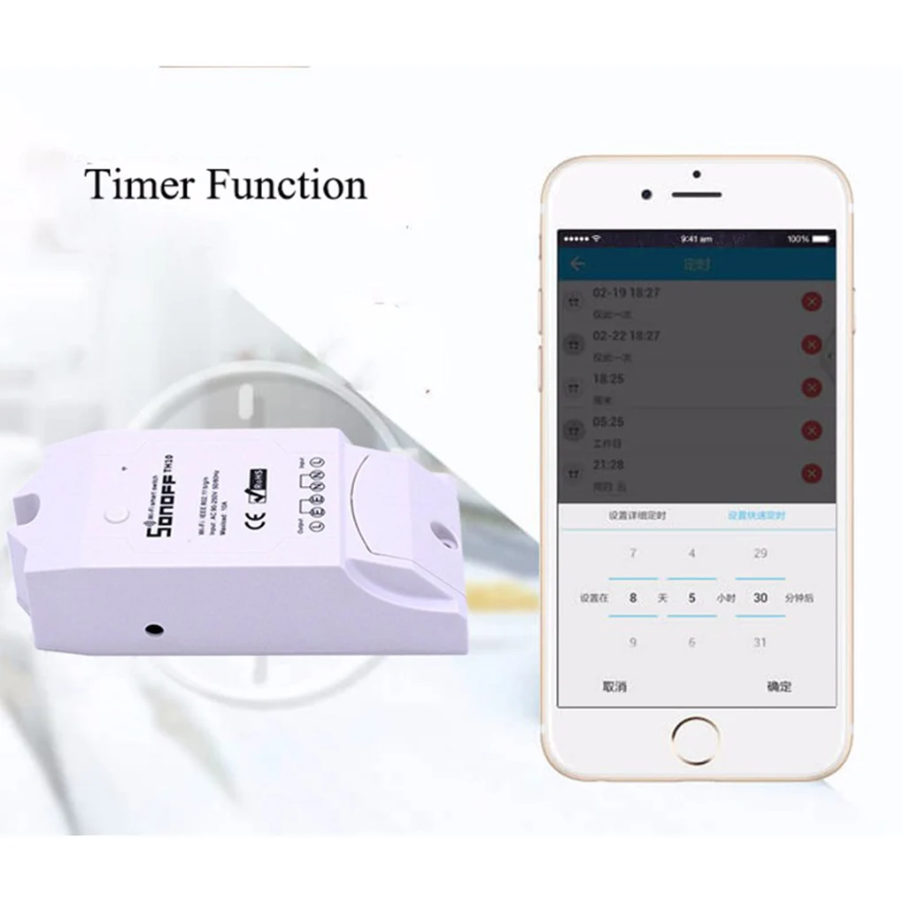  Sonoff TH 10A/16A Smart wifi Switch Controller with Temperature sensor And Waterproof Humidity Moni - 32832443857