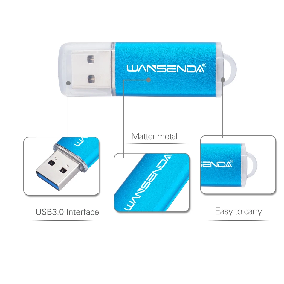 Новый usb 3 0 флэш накопитель wansenda высокоскоростной 128 Гб 64 ГБ 32 16 8 Флешка USB карта