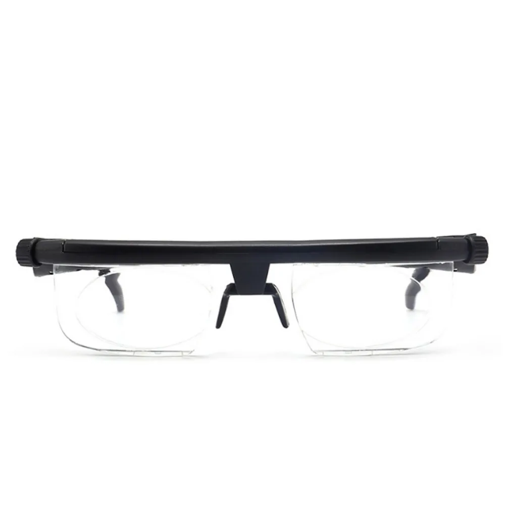 Adjustable Glasses Non-Prescription Lenses for Nearsighted Farsighted Computer Reading Driving Unisex Variable Focus Glasses