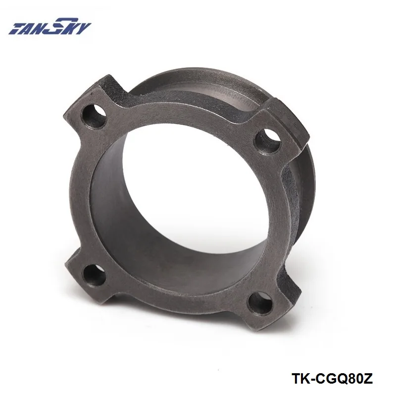 TANSKY -GT35 GT30 Stainless 3" 4-Bolt To 3" V-Band Turbo Flange Downpipe Exhaust Adapter TK-CGQ80Z