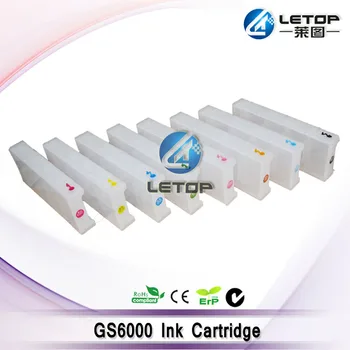 

letop spare parts gs6000 ink cartridge For T6241-T6248 solvent printer